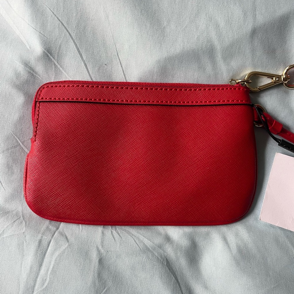 NWT Calvin Klein Leather Wristlet - Picture 5 of 7
